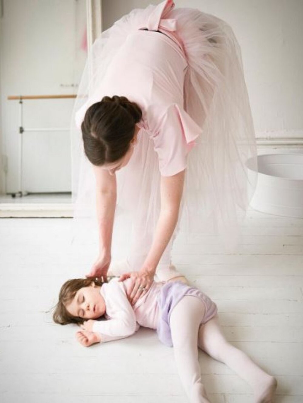 Ballet Beautiful Jersey Flutter Sleeve Wrap Top